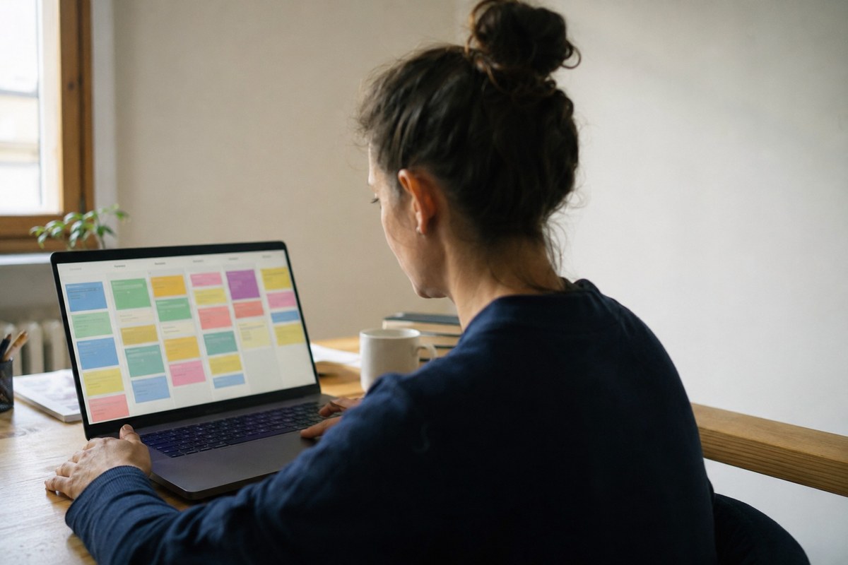Vista pipeline delle trattative divise per fase in un CRM